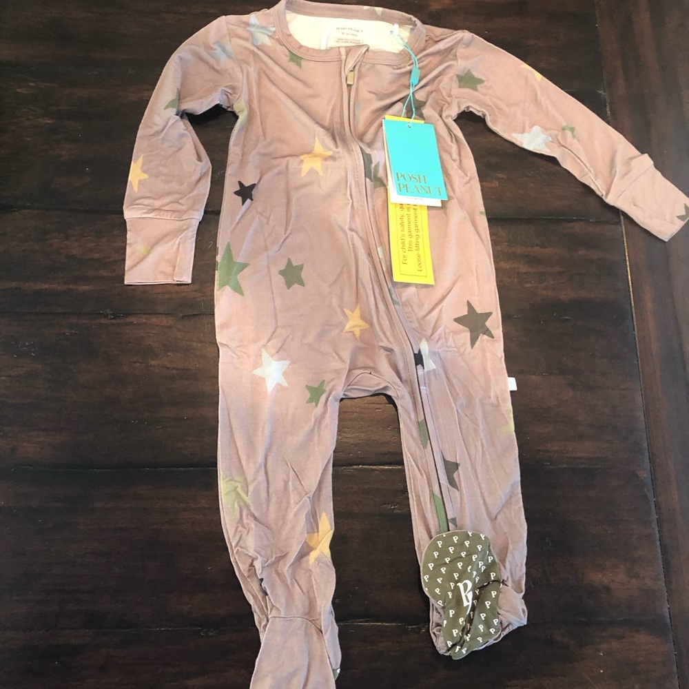 Posh Peanut WALKER ZIPPERED FOOTIE